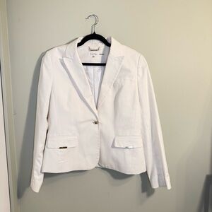 Calvin Klein Ivory Blazer